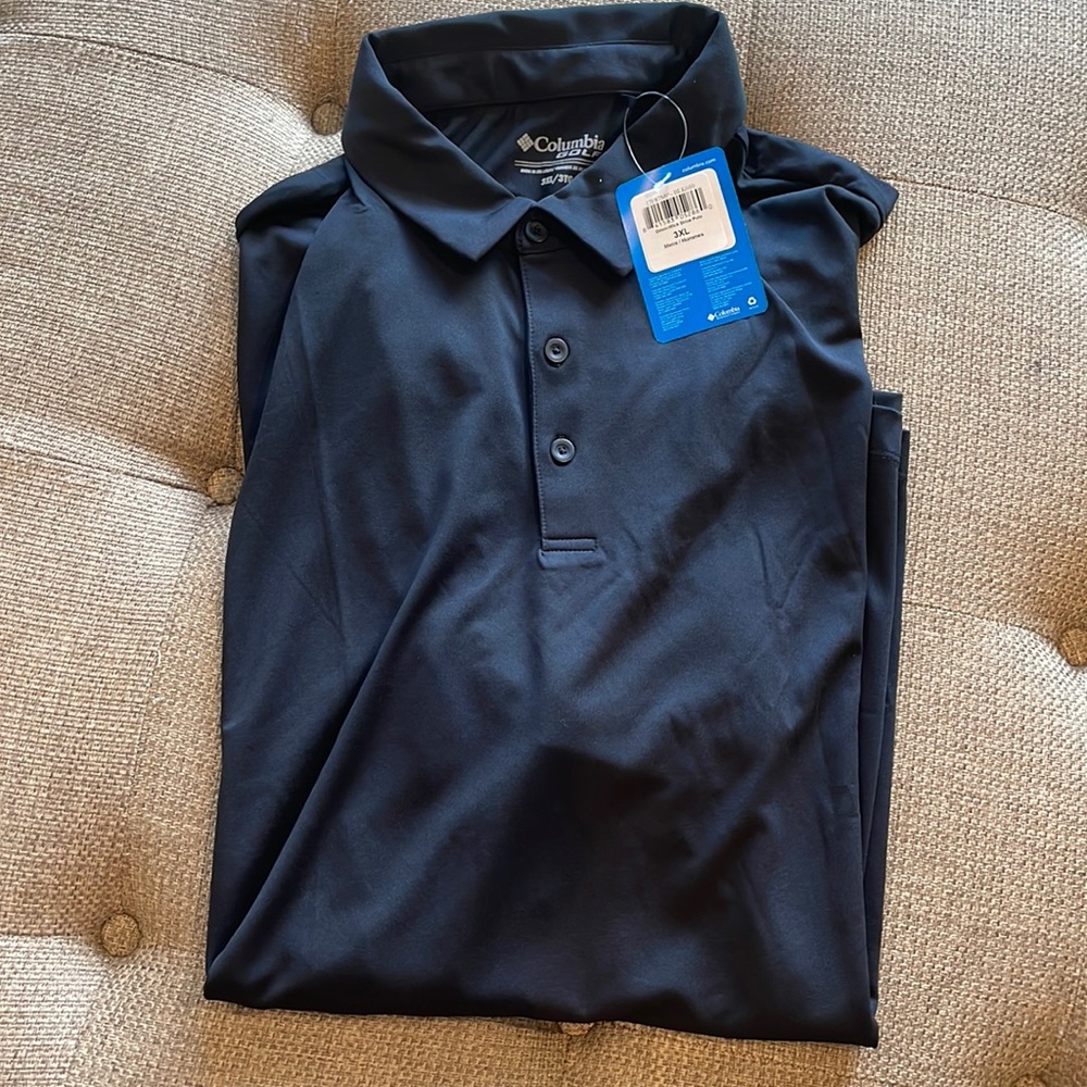 NWT 3XL Columbia Omni wick drive polo